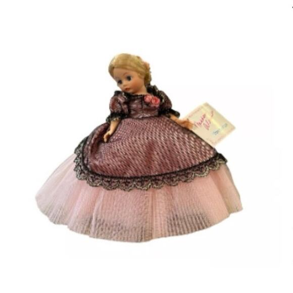 MADAME ALEXANDER PORTRETTES 10” Rosette Doll Pink Lace Gown New in Box Tag 1115 - Picture 4 of 11